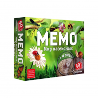 Настольная игра "Мемо. Мир насекомых и не только"