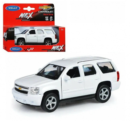 Welly Машинка Chevrolet Tahoe металл 43607W-W белый
